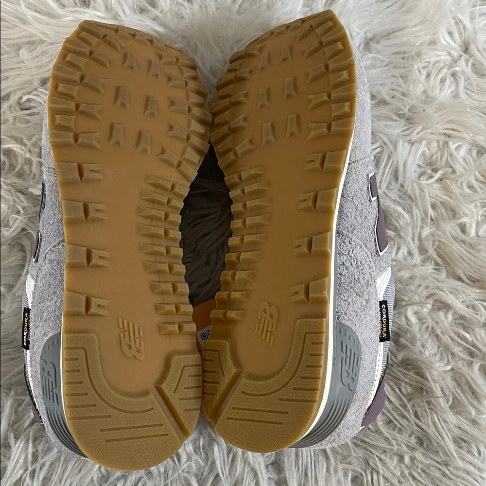 NEW BALANCE UNISEX U574YGD Rain Cloud Grey GREY & PURPLE SIZE 11.5 NEW - Picture 12 of 16